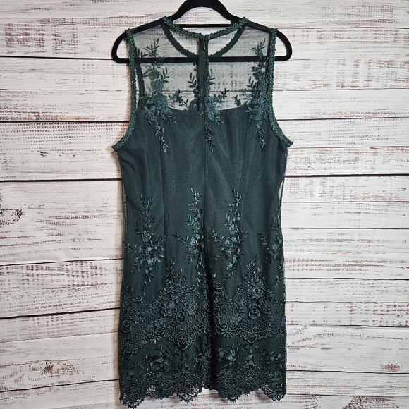 Nanette Lepore green lace dress - Picture 7 of 16